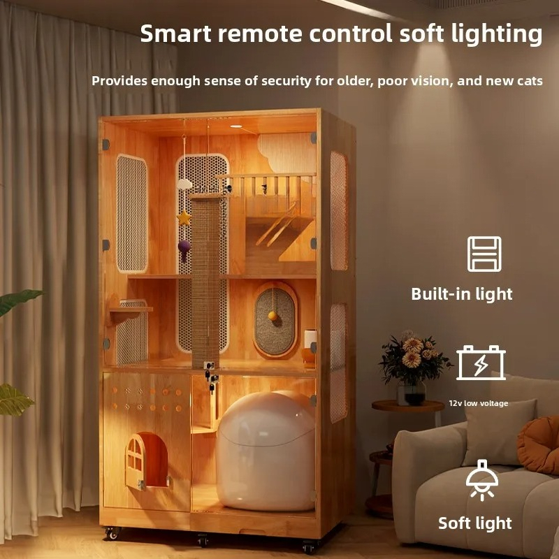 XL solid wood cat villa can pu - Smart Home Xl 리뷰 및 가격