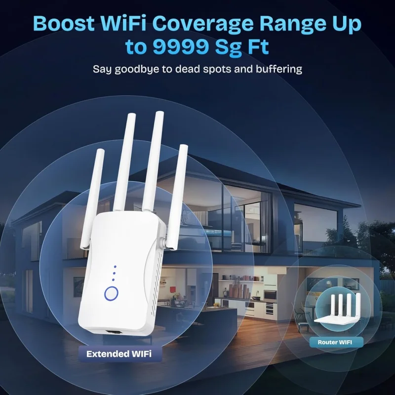 2.4G/5GHz Dual Band WiFi Repea - Smart Home Network 리뷰 및 가격