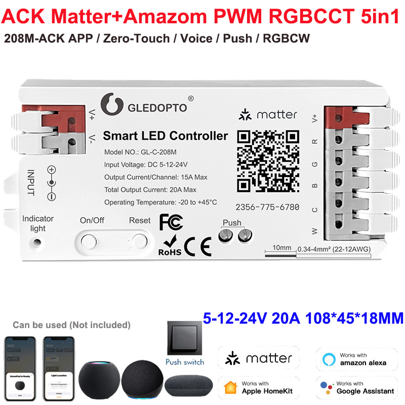 GLEDOPTO Matter RGBCCT LED Con - Smart Home Hub Apple 리뷰 및 가격
