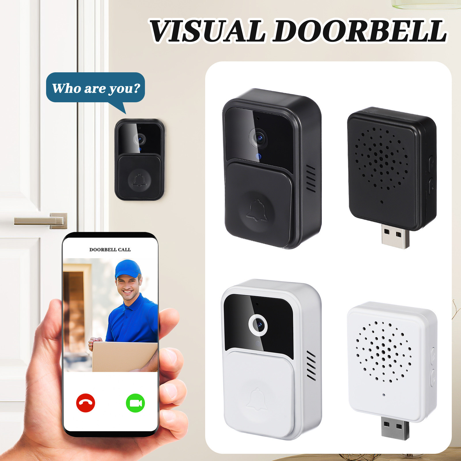 Wireless Video Doorbell Smart  - Smart Home Video Doorbell Installation 리뷰 및 가격
