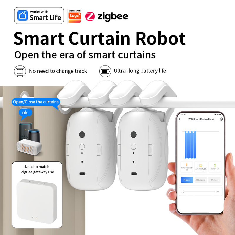 Zigbee Smart Curtain Driver Ro - Smart Home Robot 리뷰 및 가격