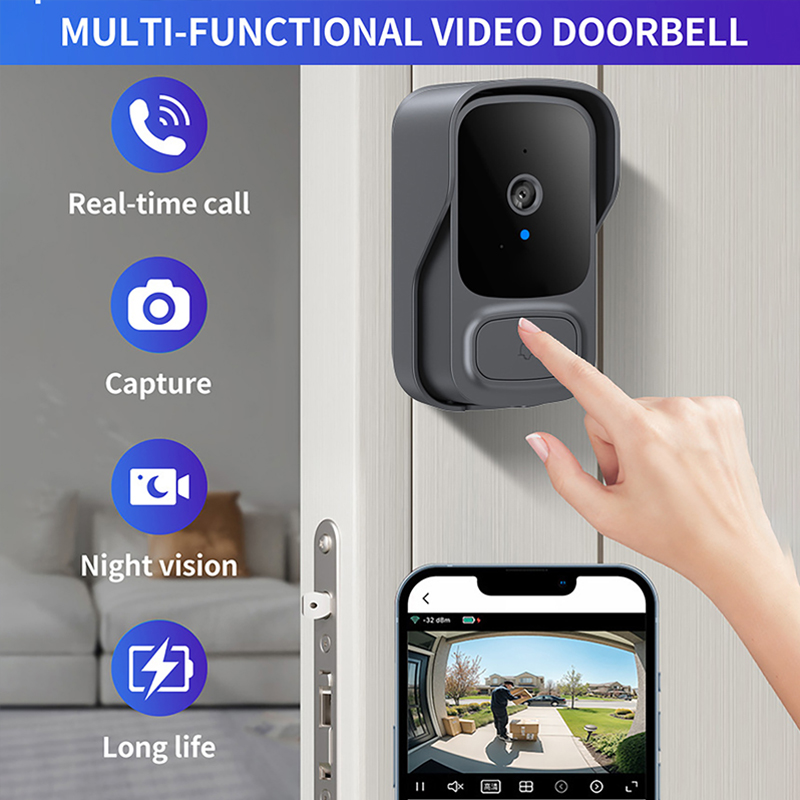 Tuay Wifi Doorbell Camera With - Smart Home Video Doorbell Installation 리뷰 및 가격