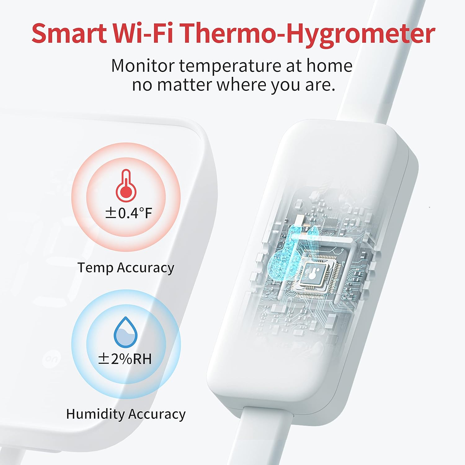 WiFi Thermometer Hygrometer, I - Smart Home Hub Apple 리뷰 및 가격