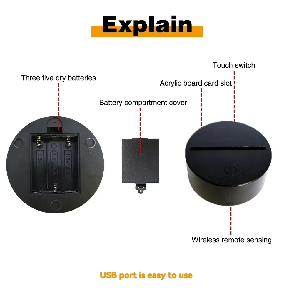 LED Night Light Illusion Stitc - Smart Home Design 리뷰 및 가격