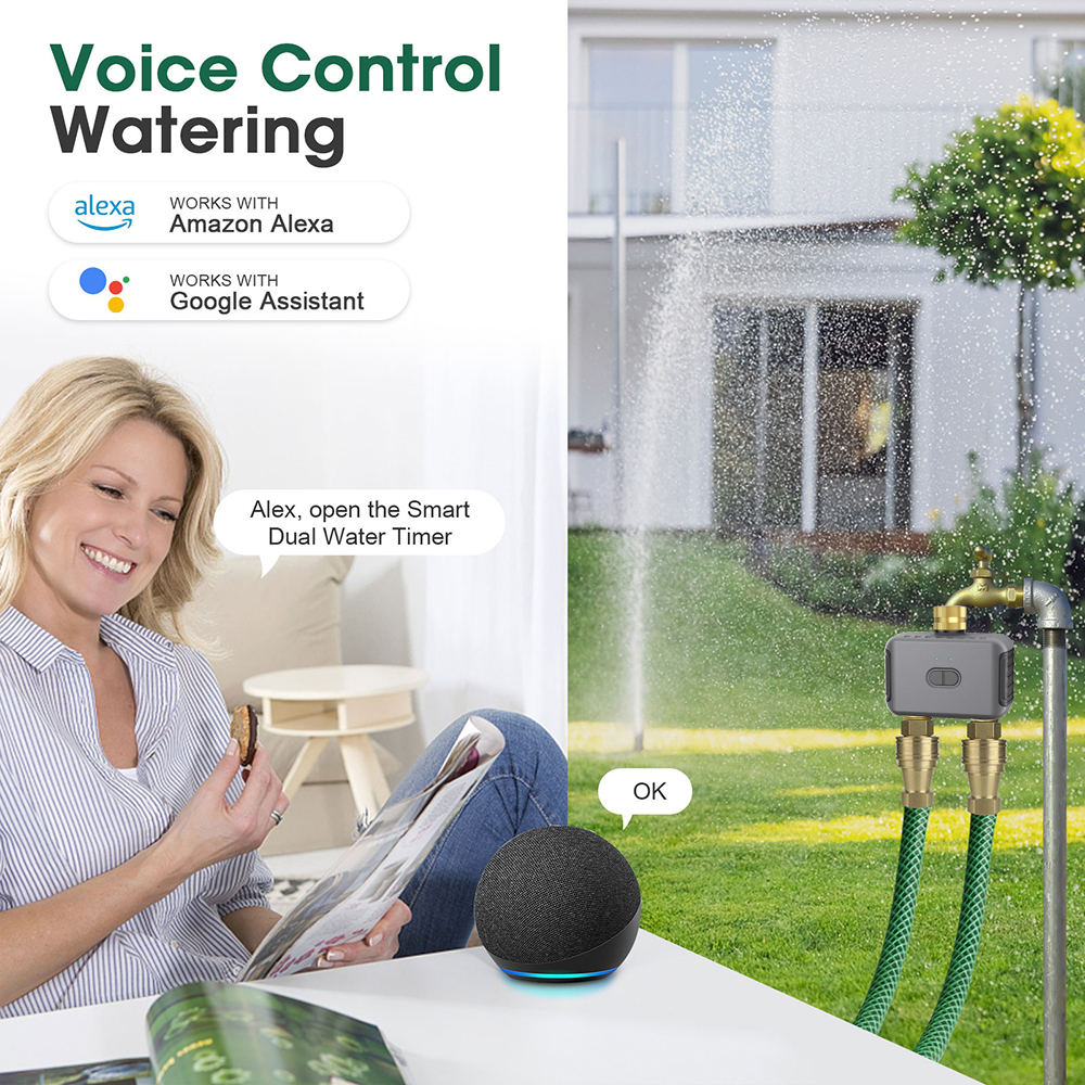 Tuya 2 Zone Watering Timer Gar - Smart Home Yale 리뷰 및 가격
