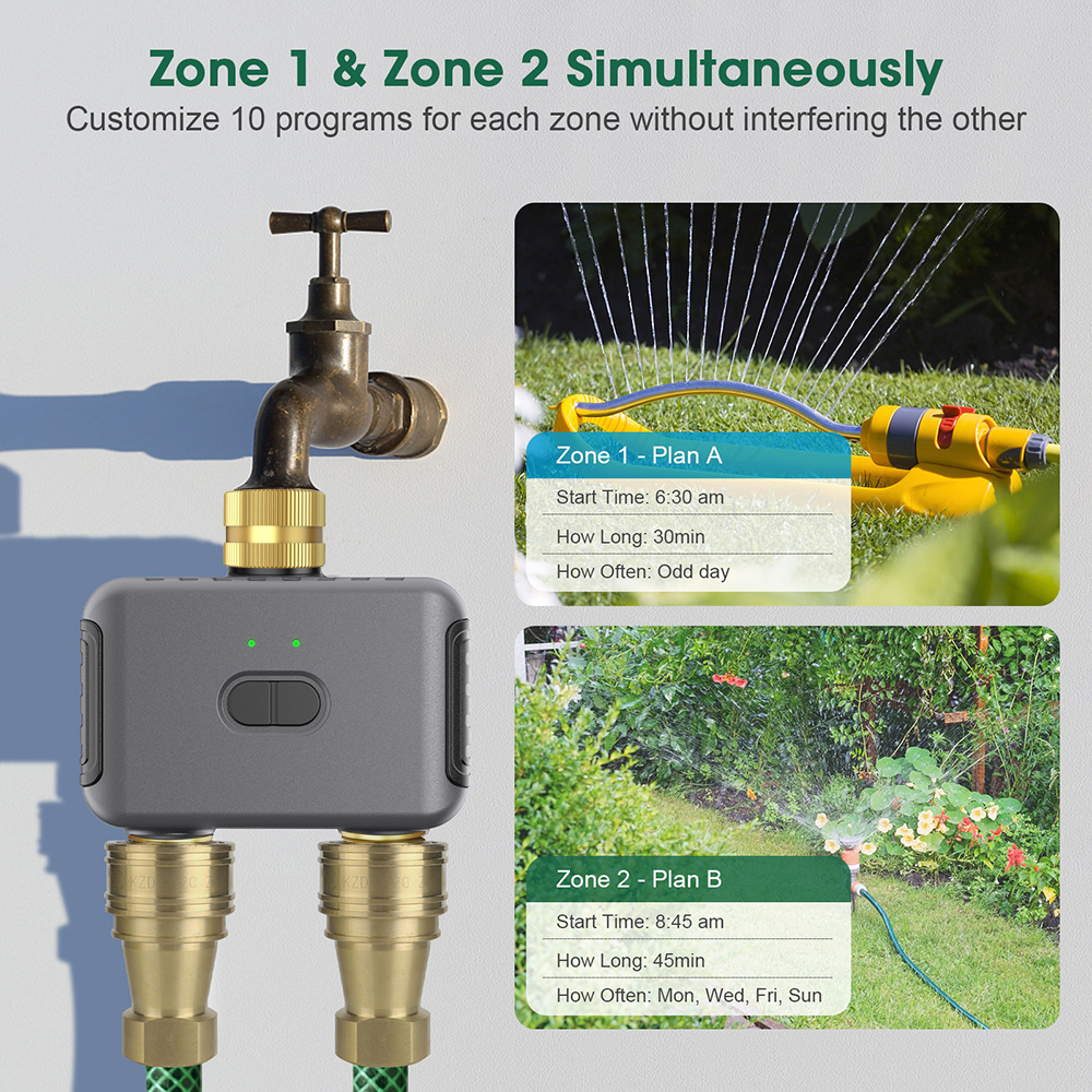 Tuya 2 Zone Watering Timer Gar - Smart Home Yale 리뷰 및 가격